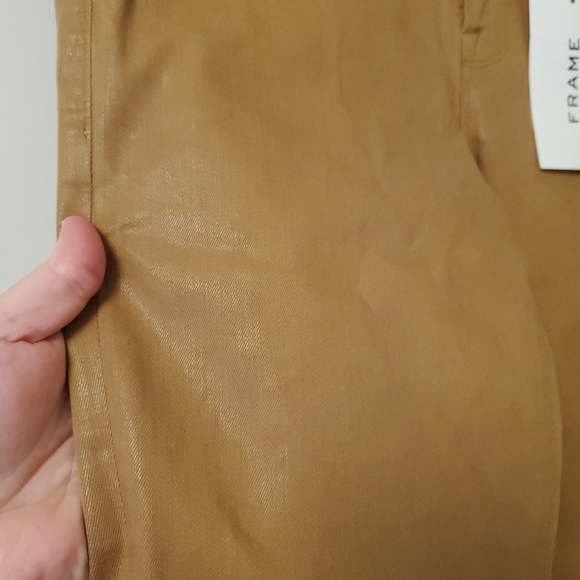Frame Le Crop Mini Boot Cut Vicuña Tan Pant Sz 29 - Picture 7 of 10
